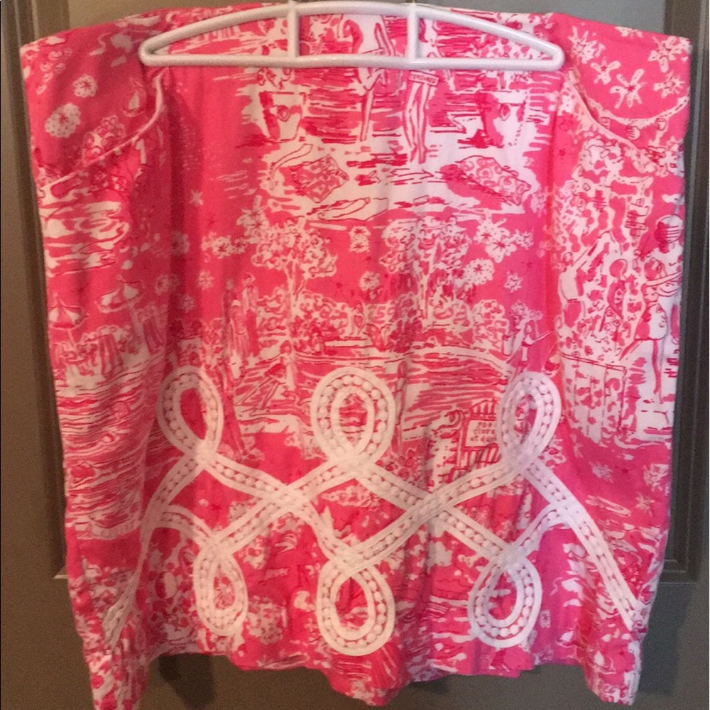 Lilly Pulitzer Skinny Dippin Roslyn Skirt - Sz 12