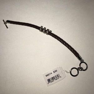 Brown Leather Bracelet - NEW