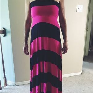 Striped Maxi