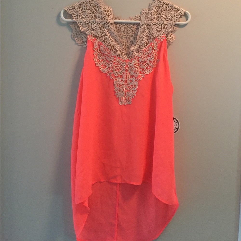 Lacy summer tank