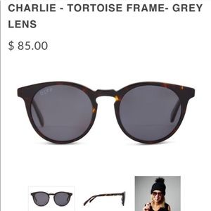 Diff Eyewear - Charlie Tortoise Frame sunglasses