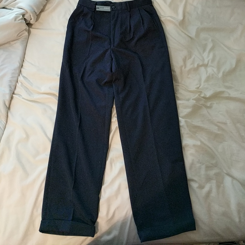 Blue dress pants