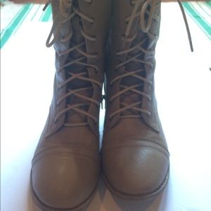 Tan Combat Boots
