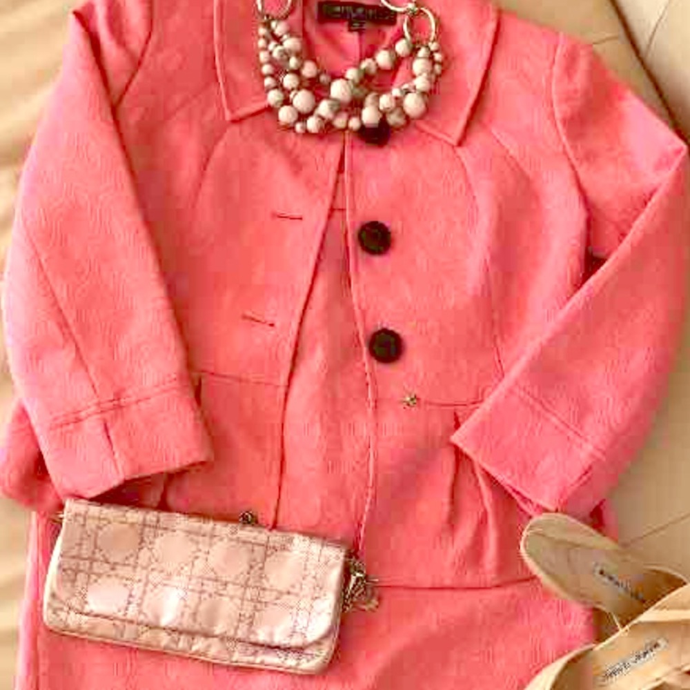 Pink Nine West suit