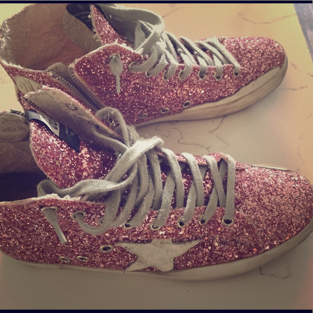 Golden Goose Francy Pink Glitter size 39