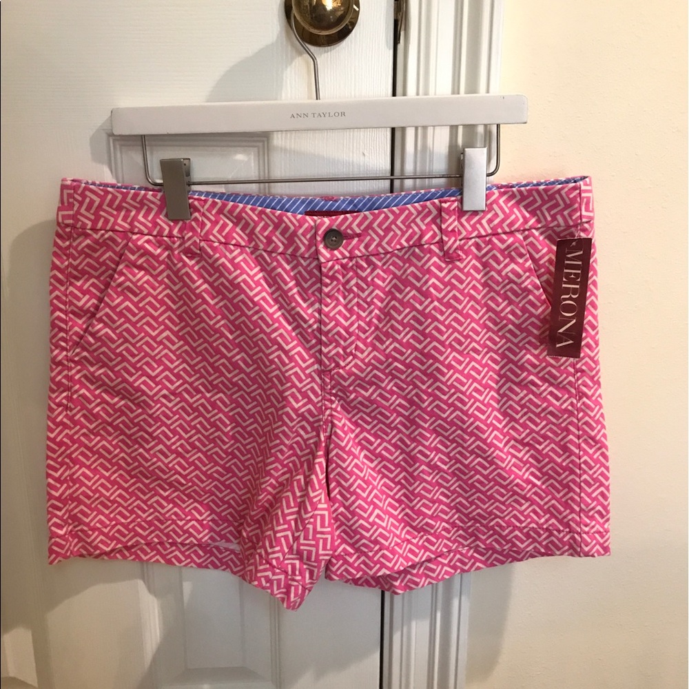 NWT Pink Printed Shorts