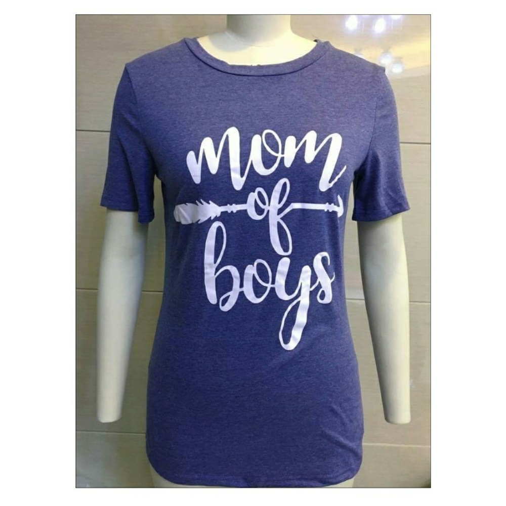 Mom of Boys graphic tee S, M