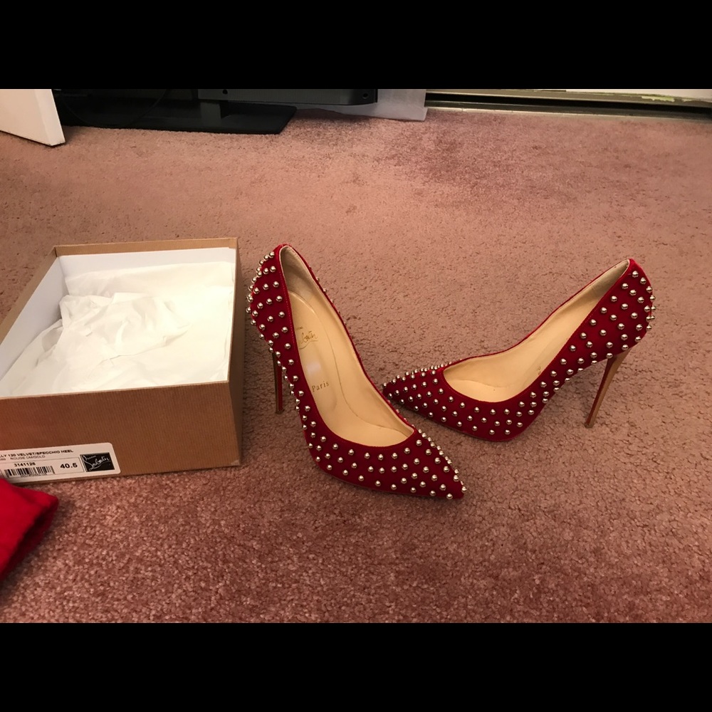 Christian Louboutin Billy 120 Velvet