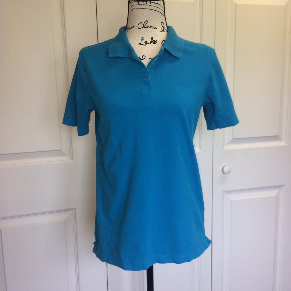 Women's Teal Polo, size medium