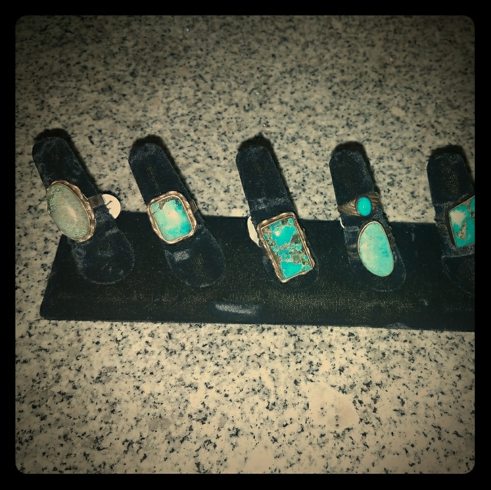 Sterling silver & turquoise rings. New never worn