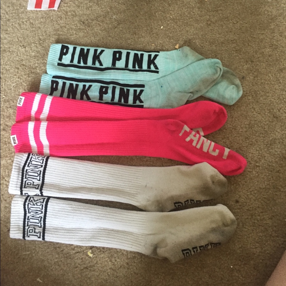 victoria secret pink socks