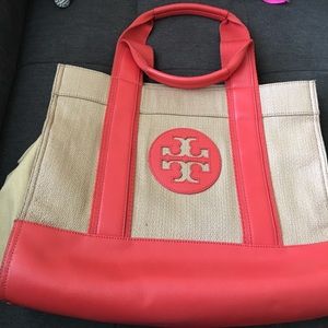 Tory burch beach tote
