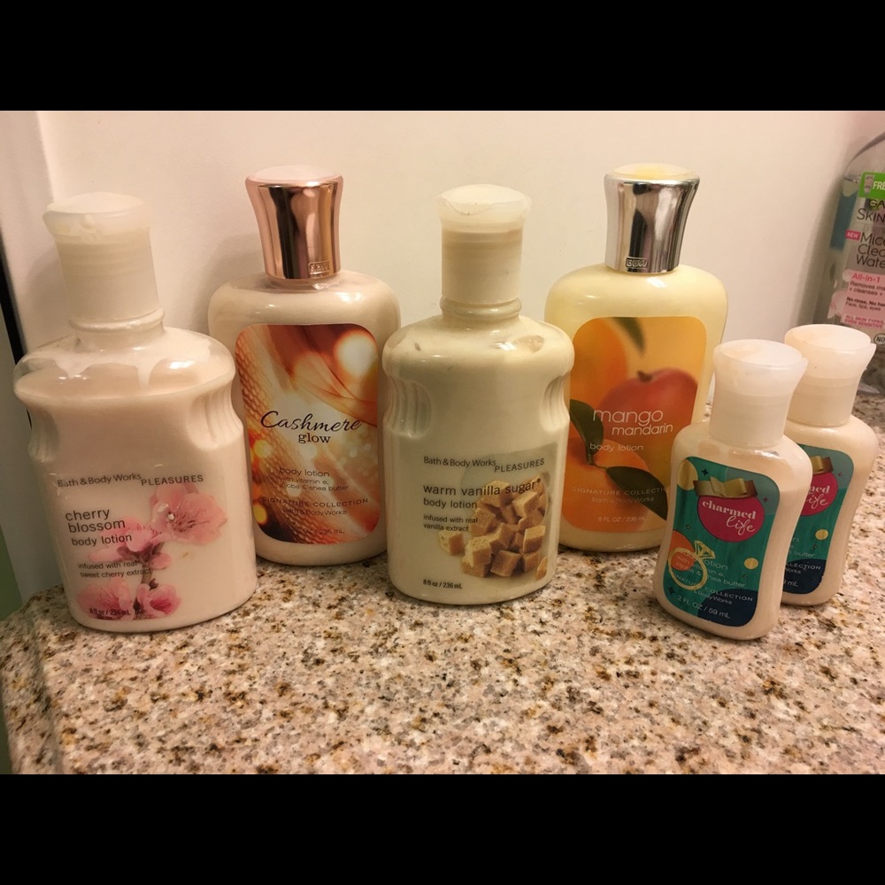 Bath and Bodyworks lotions