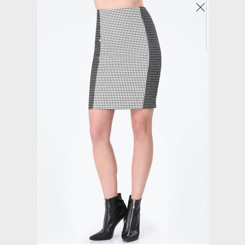 Midi Gingham Skirt