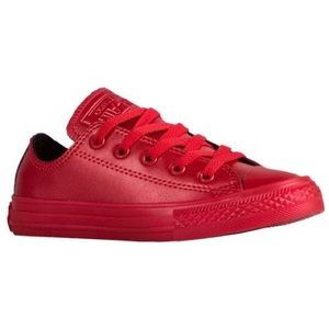 Cherry Glossed Chuck Taylor Converse Size 8.5-9