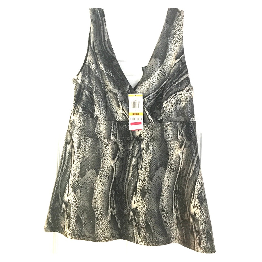 Snakeskin going out shirt- never been worn.