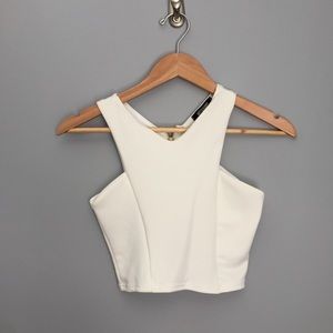 Missguided White Crop Top