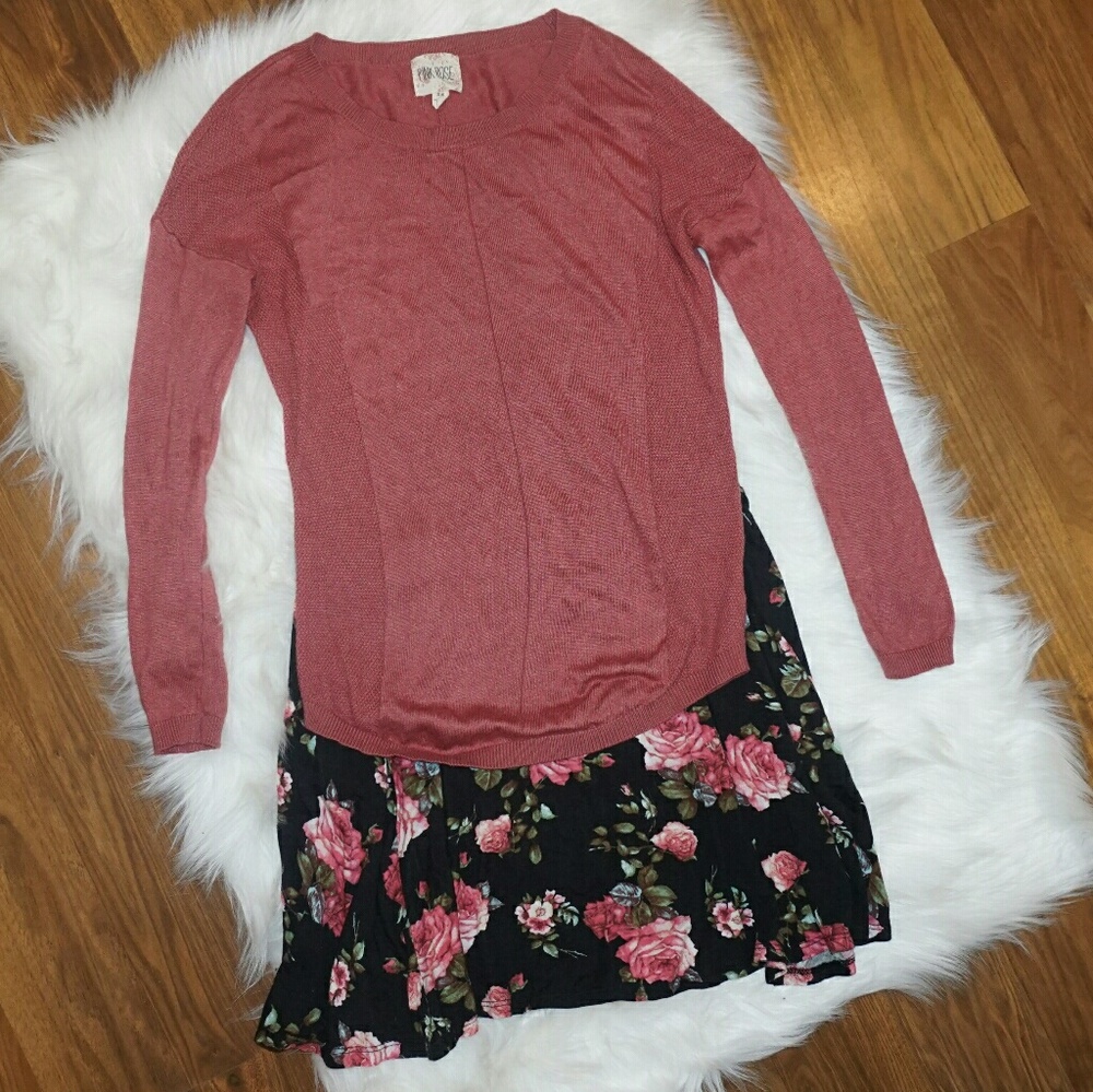 PINK ROSE sweater