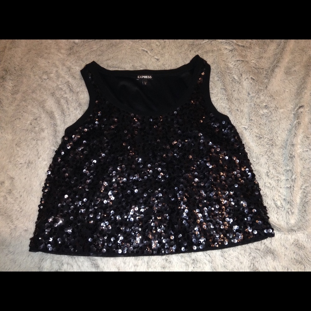Express: Sequined Crop top