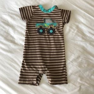 Striped Monster Truck Outfit