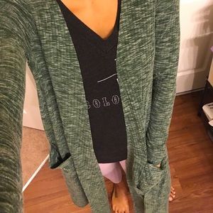 Lularoe Green Duster (Sarah)