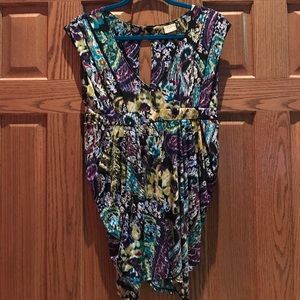 Gorgeous colored and patterned top