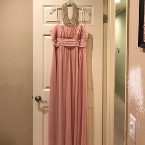 Pink prom dress