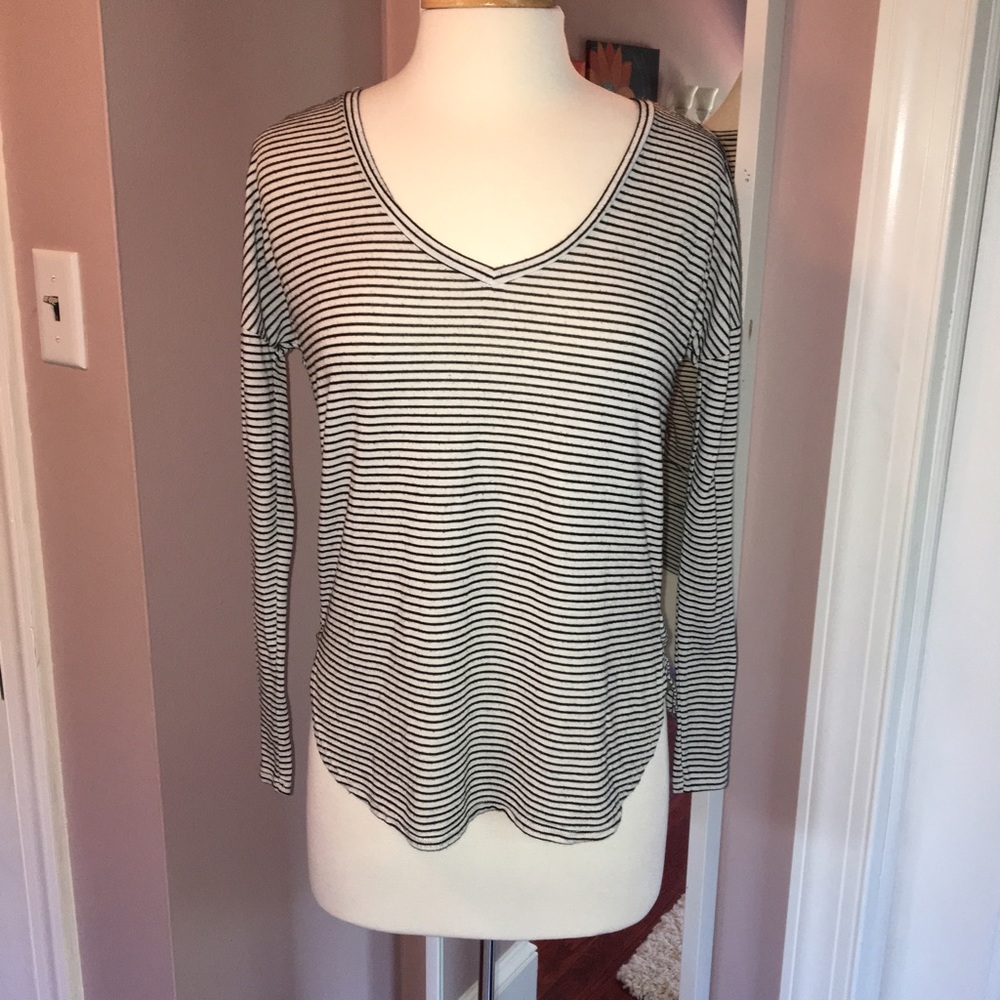 Long sleeve stripped shirt