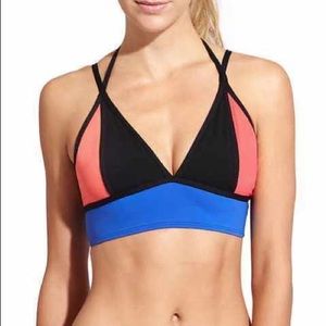 Athleta Colorblock Midi bikini top