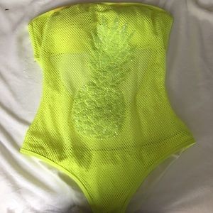 Victoria Secret pineapple one piece Large