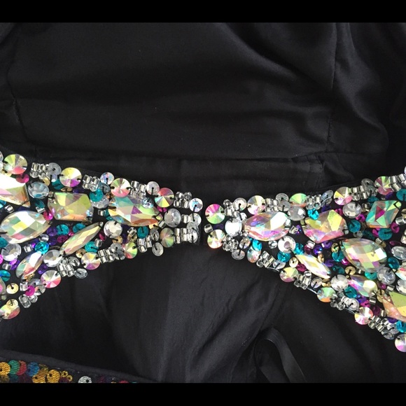 Multi-Colored Sequin dress - Picture 4 of 4