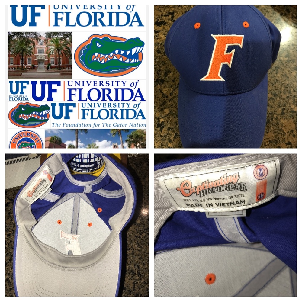🐊University of Florida ball cap gators one sz