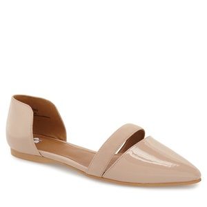 Nordstrom BP nude point toe flats!