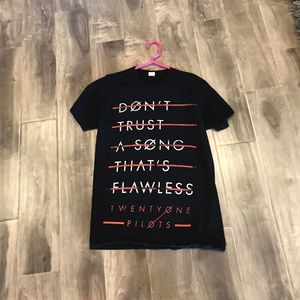twenty one pilots song lyrics t shirt