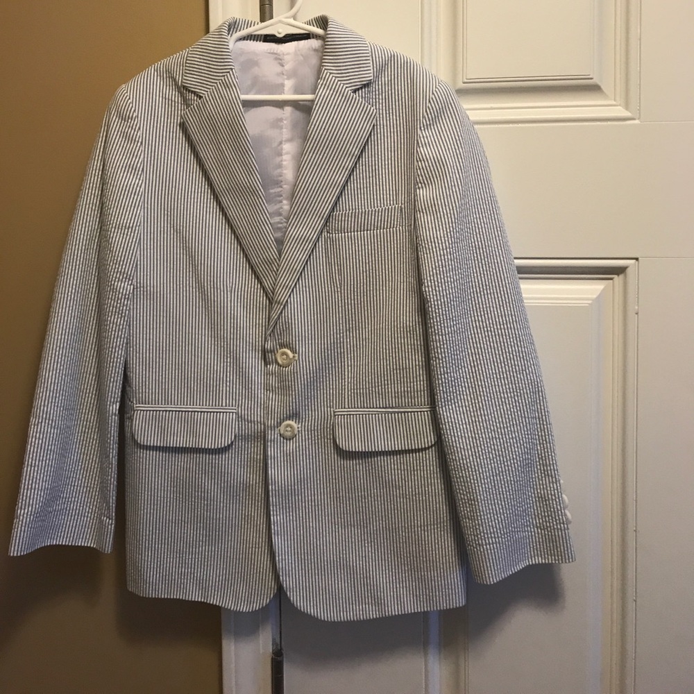 Boys Izod seersucker suit