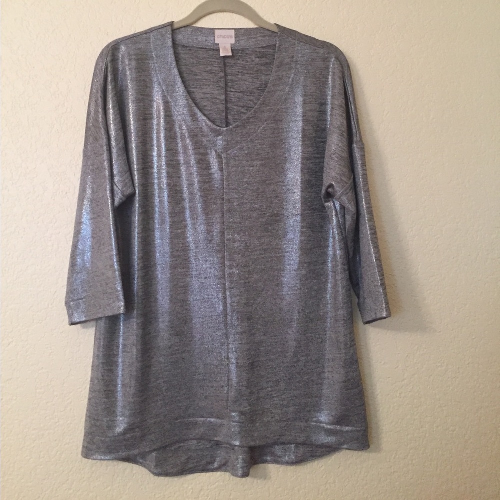 Silver Chico's top