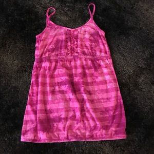 Maurices Pink Striped Ombré-ish Tank Top - M