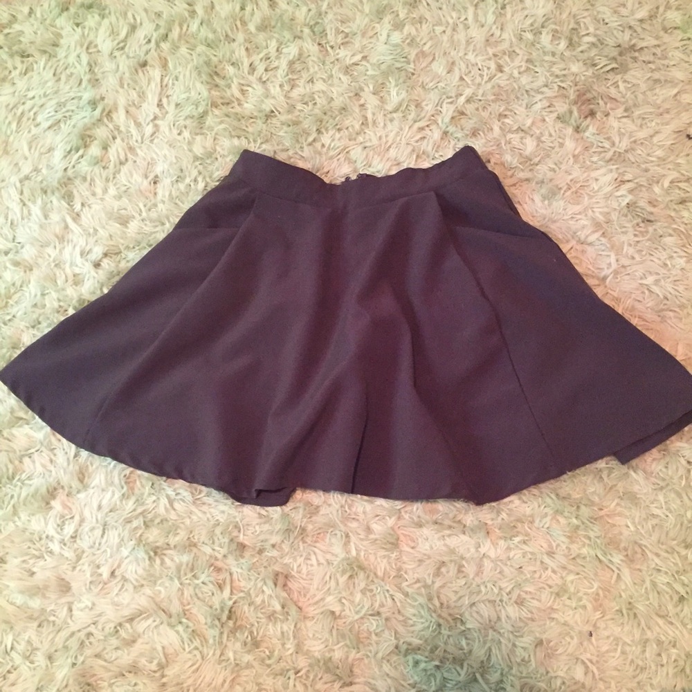 Olive skater skirt