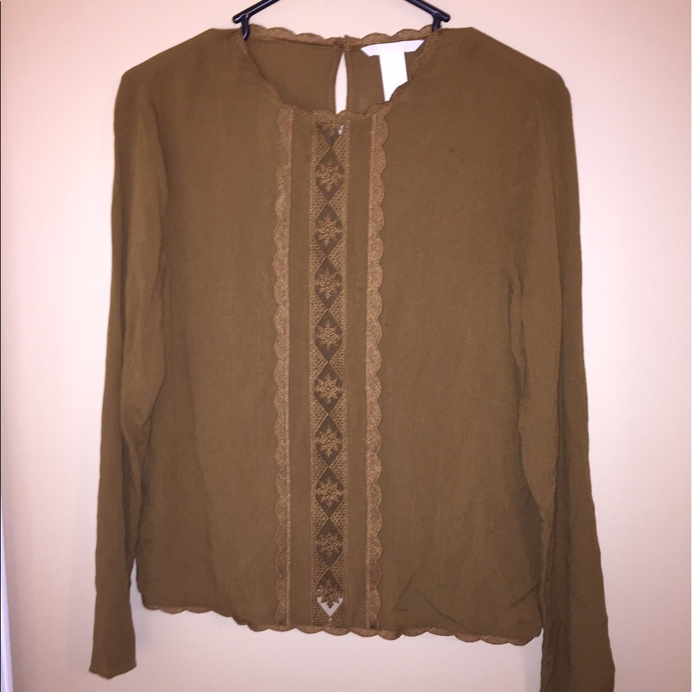 Long sleeve blouse