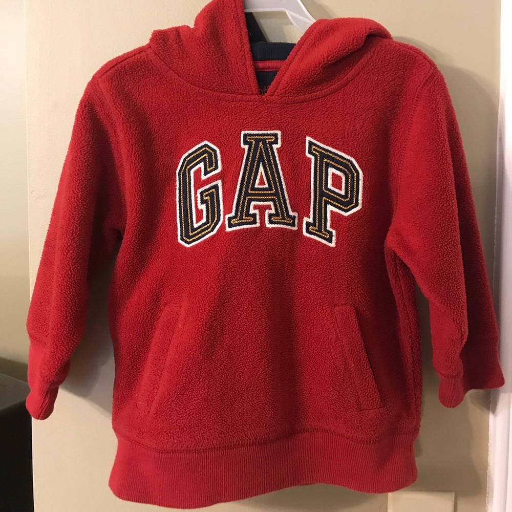 Red Baby Gap hoodie size 3T.