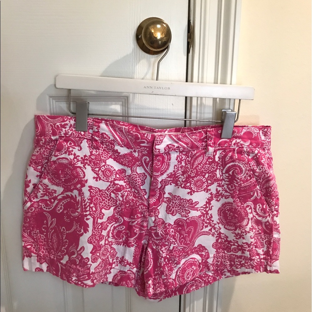 Size 12 Pink Printed Shorts