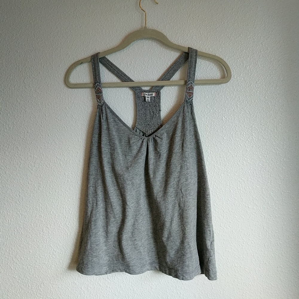 Beaded racerback top