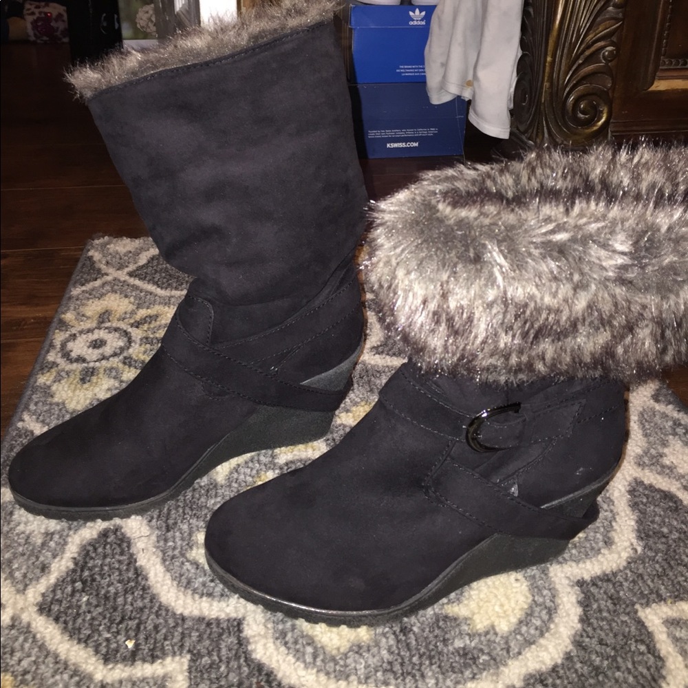Wedge Convertible Boots
