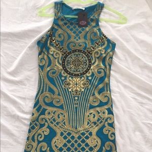 Versace like bodycon dress