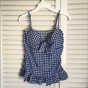 cute vintage style gingham bathing suit