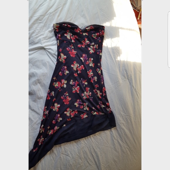 High Low Strapless Dress - Picture 3 of 5