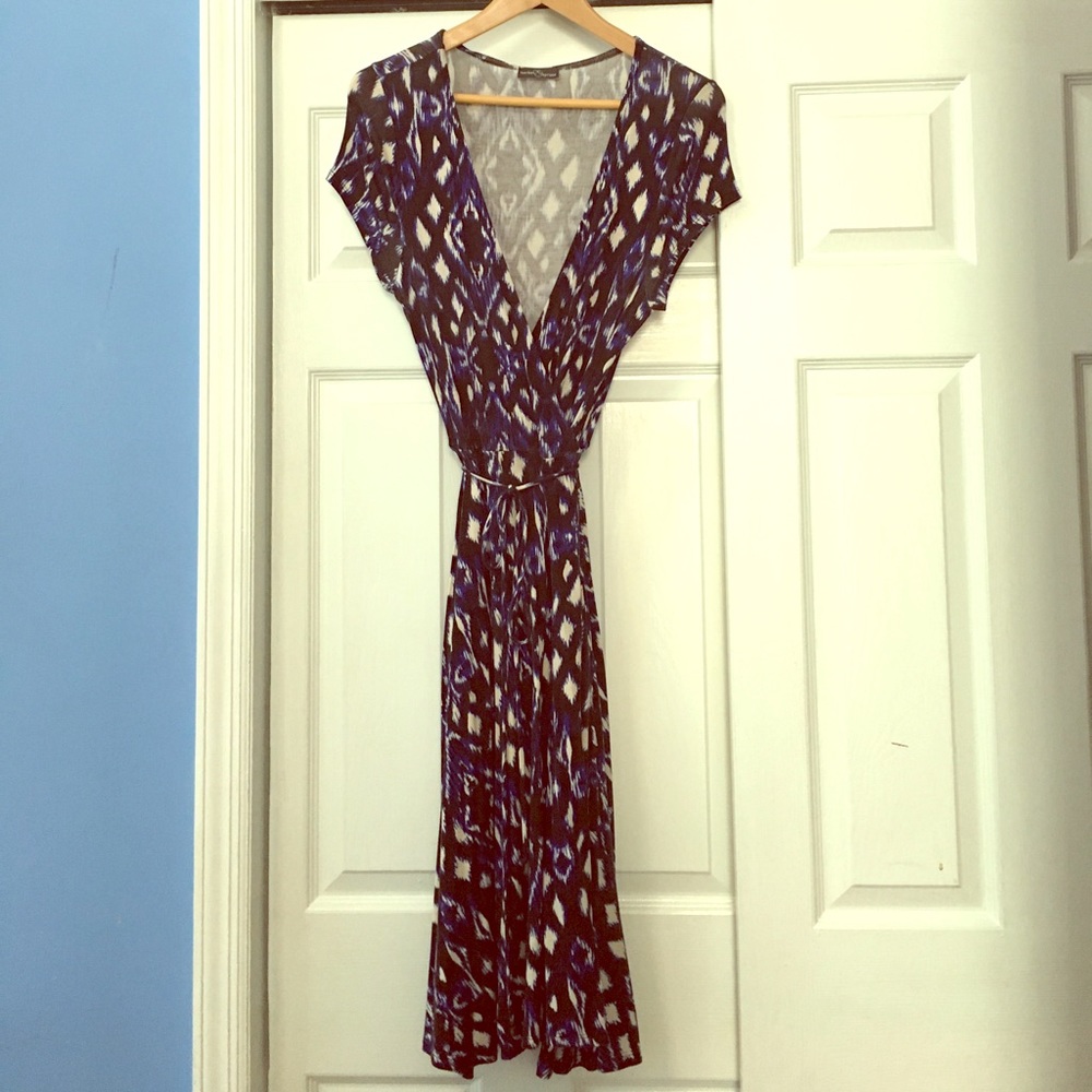 Market & Spruce Zelda Ikat wrap dress