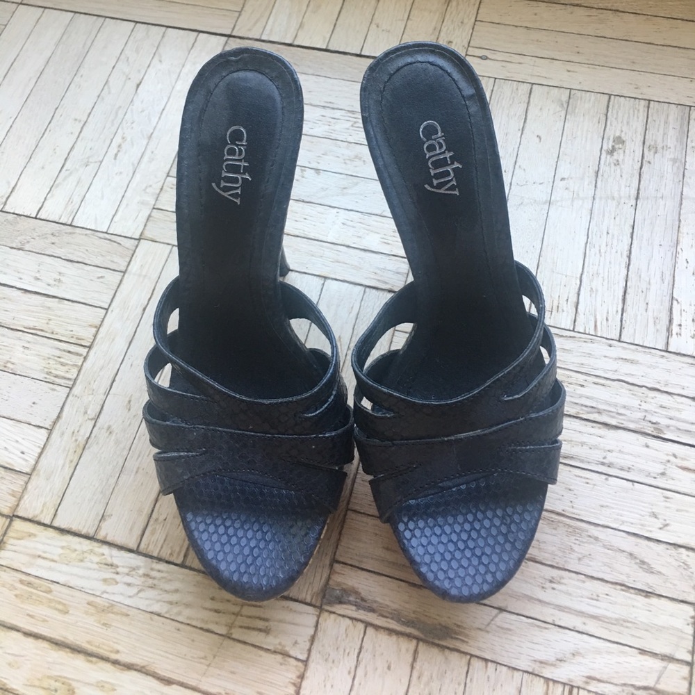 CATHY Black Heels