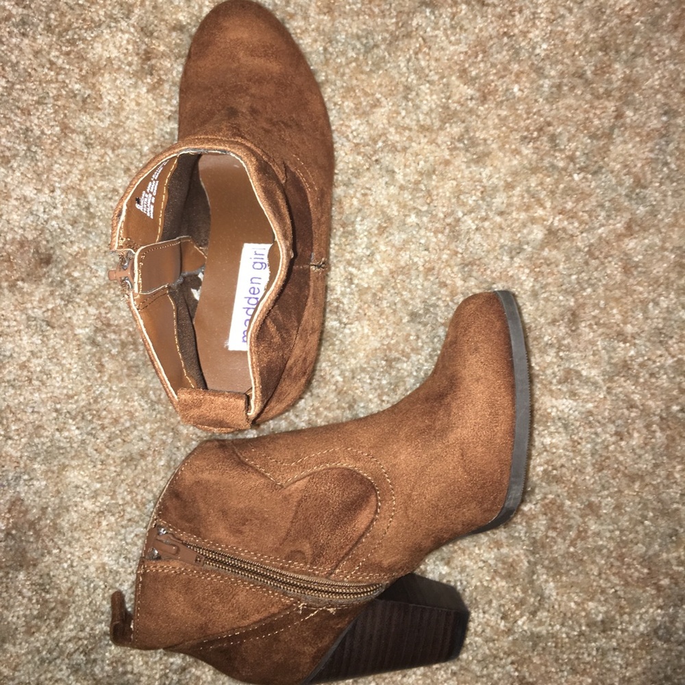 Madden Girl Suede Booties