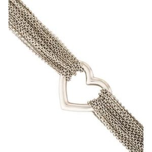 Tiffany & Co. Mesh Heart Bracelet